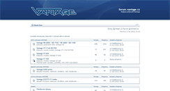 Desktop Screenshot of forum.vantage.cz