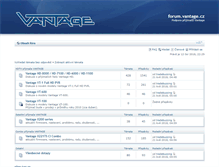 Tablet Screenshot of forum.vantage.cz